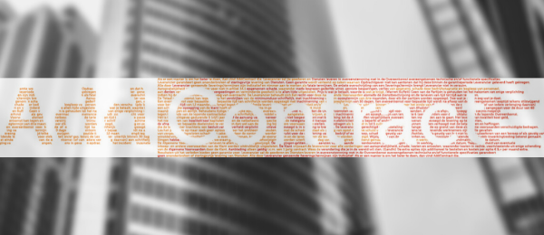 AddContract Ronald Woudstra